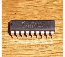 LM 3914 N-1 ( = LED Display Driver , DIP18 )